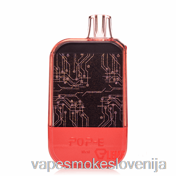Vape Petrol Pop-e 10000 Za Enkratno Uporabo Rdeč